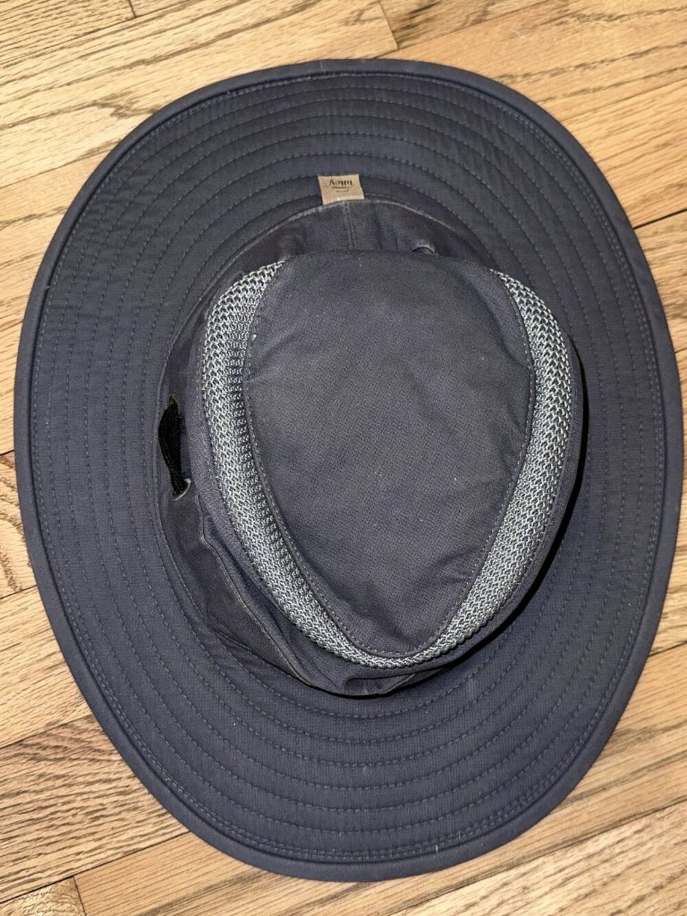 Tilley Organic Cotton Airflo Hat Blue Grey Size 7